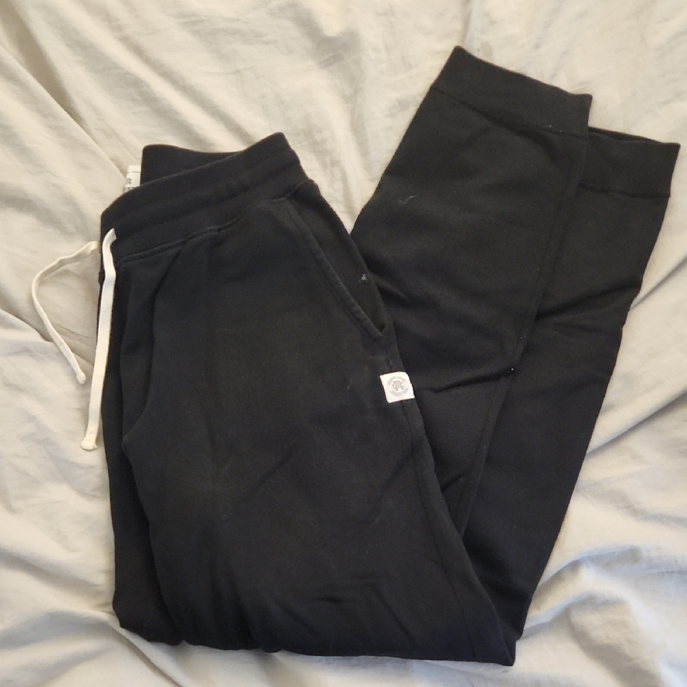 Reigning Champ Black Sweatpants with Tapered Cuffs